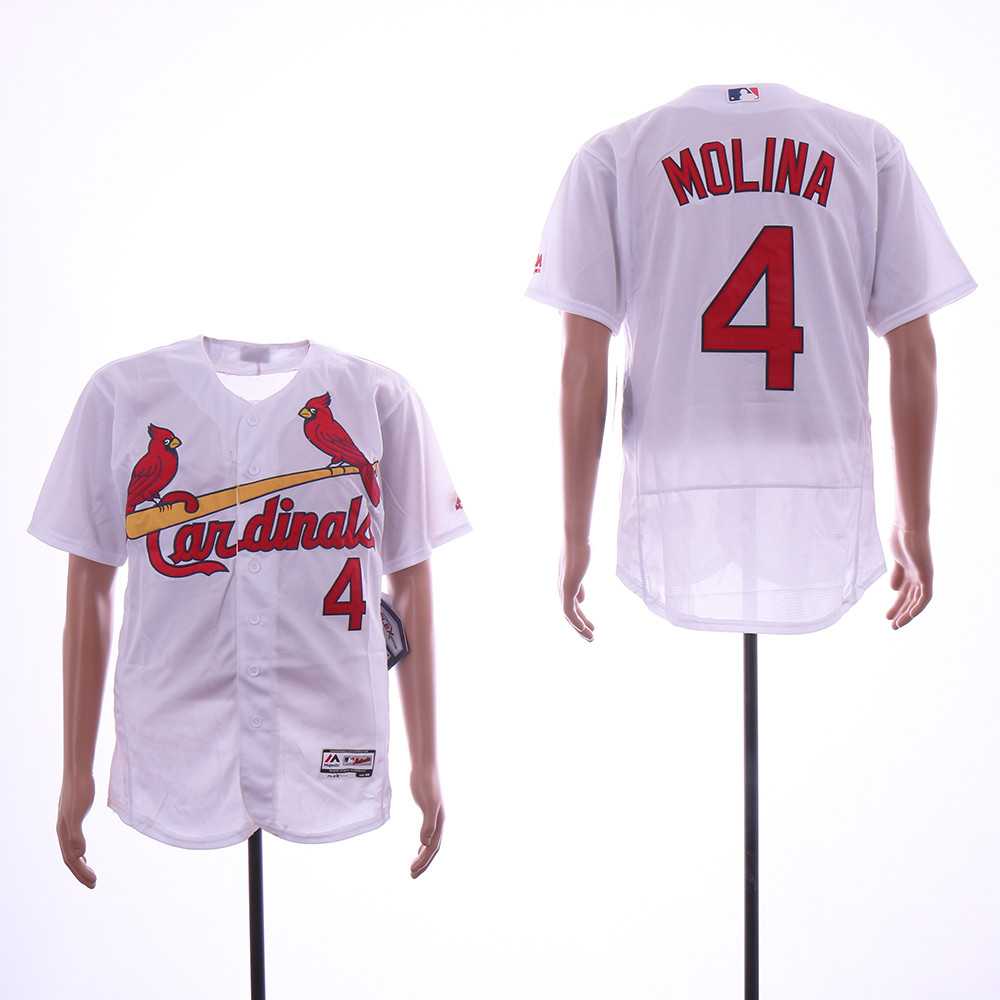 Cardinals 4 Yadier Molina White Flexbase Jersey Dzhi,We sell and wholesale Cardinals 4 Yadier Molina White Flexbase Jersey Dzhi on line form chian!